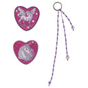 DerDieDas ErgoFlex Tiny - Schulranzen Set 5tlg. 900g (Purple Unicorn) - Markenkoffer