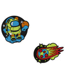 DerDieDas Zubehör - Wechselbuttons 2tlg. (Neon Crazy) - Markenkoffer