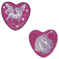 DerDieDas Zubehör - Wechselbuttons 2tlg. (Purple Unicorn) - Markenkoffer