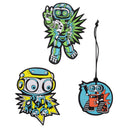 DerDieDas Zubehör Wechselbuttons 3tlg. (Blue Robot)