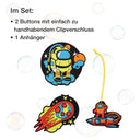 DerDieDas Zubehör Wechselbuttons 3tlg. (Crazy) - Markenkoffer