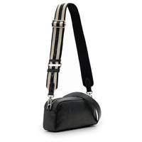 Desigual Half Logo - Umhängetasche 22 cm (black) - Markenkoffer