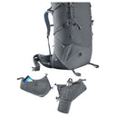Deuter Aircontact Core 65+10 SL - Women's Trekkingrucksack 84 cm (graphite - black) - Markenkoffer