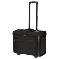 D&N Business - 2 - Rollen Businesstrolley 46 cm Polyester (schwarz) - Markenkoffer