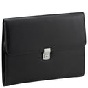 D&N Easy Business Konferenzmappe feingenarbtes PU mit Organizer 36 cm (schwarz)