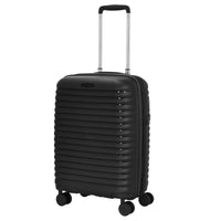 D&N Travel Line 4500+ - 4 - Rollen - Kabinentrolley S 55 cm erw. (schwarz) - Markenkoffer
