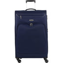 D&N Travel Line 6404 - 4 - Rollen - Trolley L 78 cm (blau) - Markenkoffer