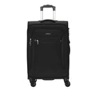 D&N Travel Line 6404 - 4 - Rollen - Trolley M 68 cm (schwarz) - Markenkoffer