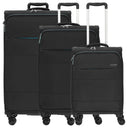 D&N Travel Line 9004 - Trolley - Set, 3tlg. (schwarz) - Markenkoffer