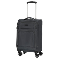 D&N Travel Line 9204 - 4-Rollen-Kabinentrolley S 55 cm (grau) - Ansicht 2