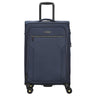 D&N Travel Line 9704 - 4-Rollen-Trolley M 68 cm erw. (dark blue)
