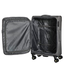 D&N Travel Line 9704 - 4 - Rollen - Trolley M 68 cm erw. (grey) - Markenkoffer