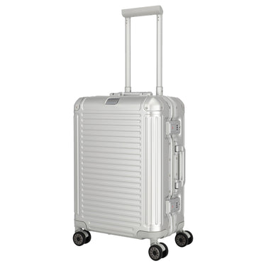 Travelite Next - 4-Rollen-Kabinentrolley S 55 cm (silber)