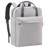 reisenthel allday Rucksack M - Backpack 15.6" 39 cm (Color: herringbone grey)