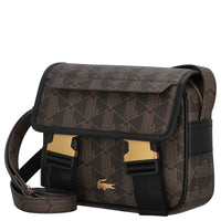 Lacoste The Blend Messenger Bag - Messenger Bag 21.5 cm (mono slate black shitake)