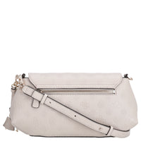 Guess Carmella Crossbody Flap - Umhängetasche 30 cm (bone logo) - Ansicht 4