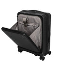 Echolac Celestra FA - 4 - Rollen - Kabinentrolley 14" S 55 cm erw. USB (black) - Markenkoffer