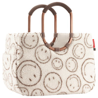 reisenthel shopping loopshopper L - Einkaufstasche mit Bügel 46 cm (smiley teddy chocolate)