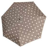 Knirps T.020 Small Manual - Taschenschirm Regenschirm (dot art taupe)