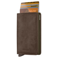 Secrid Vintage Slimwallet - Wallet RFID 6.8 cm (Color: cognac-brown)