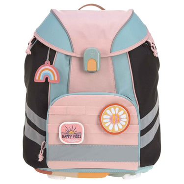 Lässig School Set Flexy Unique - School Backpack Set 7pcs (Rose/Blue/Black)