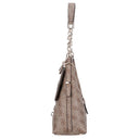 Guess Yvonne Logo Hobo - Schultertasche 32 cm (latte logo) - Ansicht 3