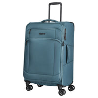 D&N Travel Line 9804 - 4-Rollen-Trolley M 68 cm erw. (petrol)