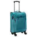 D&N Travel Line 6804 - 4-Rollen-Kabinentrolley S 55 cm (türkis, 55 cm) - Ansicht 5