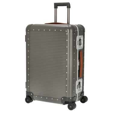 FPM Milano Bank aluminum Spinner 68 - 4 - Rollen - Trolley 66 cm (steel grey) - Markenkoffer