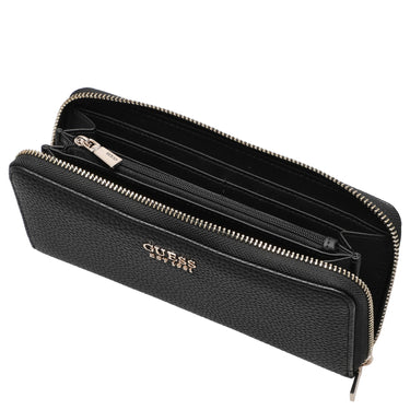 Guess Brenton SLG Large Zip Around - Geldbörse 12cc 20.5 cm (black) - Markenkoffer