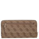 Guess Brenton SLG Large Zip Around - Geldbörse 12cc 21 cm (latte logo) - Markenkoffer