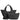 Guess Calista 2 in 1 Mini Tote - Shopper 27 cm (coal logo) - Markenkoffer