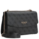 Guess Calista XBody Flap - Schultertasche 24 cm (coal logo) - Markenkoffer