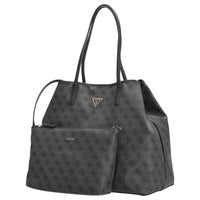 Guess Eco Victtoria - Shopper 2in1 L 40 cm (coal logo) - Markenkoffer