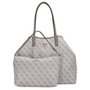 Guess Eco Victtoria - Shopper 2in1 L 40 cm (dark taupe logo) - Markenkoffer