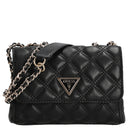 Guess Giully II 2 Compartment Convertible - Umhängetasche Mini 17 cm (black) - Markenkoffer