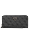 Guess Laurel II SLG Large Zip Around - Geldbörse 12cc 20.5 cm (coal logo) - Markenkoffer