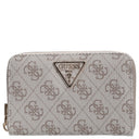 Guess Laurel II SLG Medium Zip Around - Geldbörse 4cc 14.5 cm (dark taupe logo)