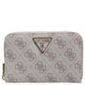 Guess Laurel II SLG Medium Zip Around - Geldbörse 4cc 14.5 cm (dark taupe logo)