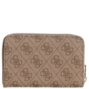 Guess Laurel II SLG Medium Zip Around - Geldbörse 4cc 14.5 cm (latte logo) - Markenkoffer