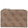 Guess Laurel II SLG Zip Around - Kreditkartenetui 4cc 12 cm (latte logo) - Markenkoffer