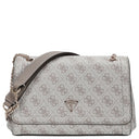 Guess Noelle II Convertible Xbody Flap - Umhängetasche 24 cm (dark taupe logo) - Markenkoffer