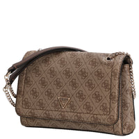 Guess Noelle II Convertible Xbody Flap - Umhängetasche 24 cm (latte logo/brown) - Ansicht 2