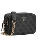 Guess Noelle II Crossbody - Umhängetasche 20 cm (coal logo) - Markenkoffer