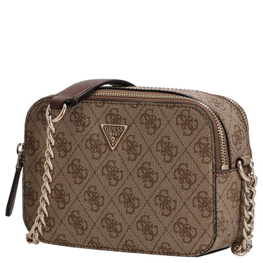 Guess Noelle II Crossbody - Umhängetasche 20 cm (latte logo/brown) - Markenkoffer