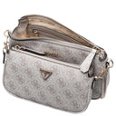 Guess Noelle II DBL - Umhängetasche 24 cm (dark taupe logo) - Markenkoffer