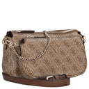 Guess Noelle II DBL - Umhängetasche 24 cm (latte logo/brown) - Markenkoffer