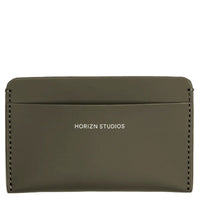 Horizn Studios Card Holder - Visitenkartenetui 9 cm (dark olive)