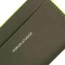 Horizn Studios Card Holder - Visitenkartenetui 9 cm (dark olive/neon green) - Ansicht 4