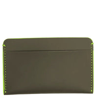 Horizn Studios Card Holder - Visitenkartenetui 9 cm (dark olive/neon green) - Ansicht 2